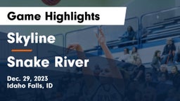 Skyline  vs Snake River  Game Highlights - Dec. 29, 2023
