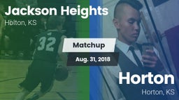 Matchup: Jackson Heights vs. Horton  2018