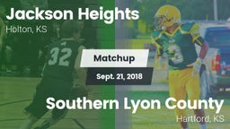 Matchup: Jackson Heights vs. Southern Lyon County 2018