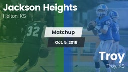 Matchup: Jackson Heights vs. Troy  2018