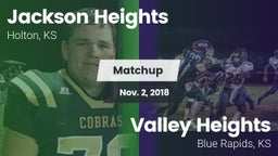 Matchup: Jackson Heights vs. Valley Heights  2018