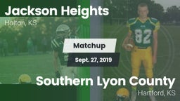 Matchup: Jackson Heights vs. Southern Lyon County 2019