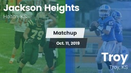 Matchup: Jackson Heights vs. Troy  2019