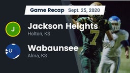 Recap: Jackson Heights  vs. Wabaunsee  2020