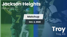 Matchup: Jackson Heights vs. Troy  2020