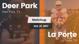 Matchup: Deer Park High vs. La Porte  2017