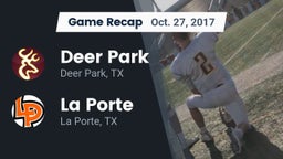 Recap: Deer Park  vs. La Porte  2017