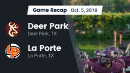 Recap: Deer Park  vs. La Porte  2018