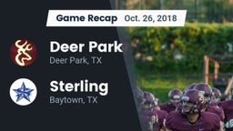 Recap: Deer Park  vs. Sterling  2018