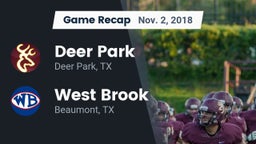 Recap: Deer Park  vs. West Brook  2018
