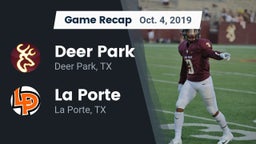 Recap: Deer Park  vs. La Porte  2019