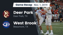 Recap: Deer Park  vs. West Brook  2019