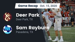 Recap: Deer Park  vs. Sam Rayburn  2020