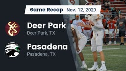 Recap: Deer Park  vs. Pasadena  2020