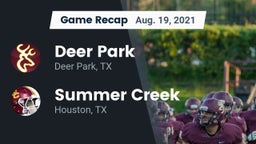 Recap: Deer Park  vs. Summer Creek  2021