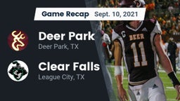 Recap: Deer Park  vs. Clear Falls  2021