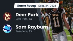 Recap: Deer Park  vs. Sam Rayburn  2021