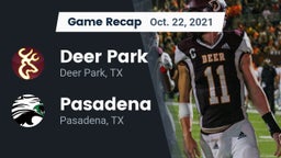 Recap: Deer Park  vs. Pasadena  2021