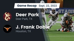 Recap: Deer Park  vs. J. Frank Dobie  2022