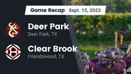 Recap: Deer Park  vs. Clear Brook  2023