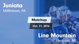 Matchup: Juniata  vs. Line Mountain  2016
