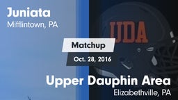Matchup: Juniata  vs. Upper Dauphin Area  2016