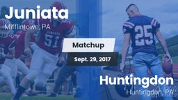 Matchup: Juniata  vs. Huntingdon  2017