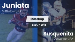 Matchup: Juniata  vs. Susquenita  2018