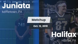 Matchup: Juniata  vs. Halifax  2018