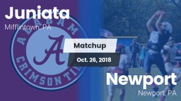 Matchup: Juniata  vs. Newport  2018