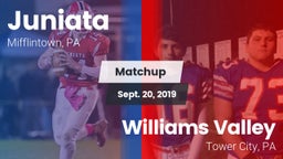 Matchup: Juniata  vs. Williams Valley  2019