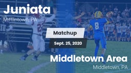 Matchup: Juniata  vs. Middletown Area  2020