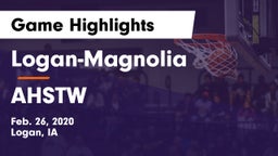 Logan-Magnolia  vs AHSTW  Game Highlights - Feb. 26, 2020