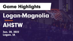 Logan-Magnolia  vs AHSTW  Game Highlights - Jan. 28, 2022