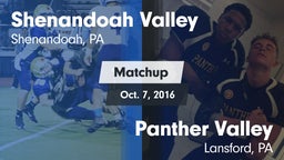 Matchup: Shenandoah Valley vs. Panther Valley  2016