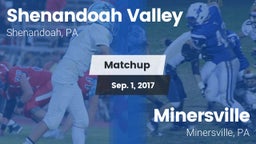 Matchup: Shenandoah Valley vs. Minersville  2017