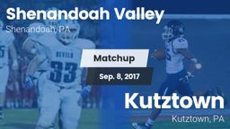 Matchup: Shenandoah Valley vs. Kutztown  2017