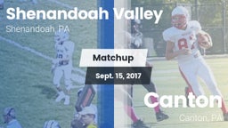 Matchup: Shenandoah Valley vs. Canton  2017
