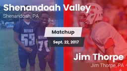 Matchup: Shenandoah Valley vs. Jim Thorpe  2017