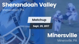Matchup: Shenandoah Valley vs. Minersville  2017