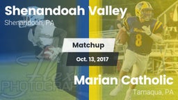 Matchup: Shenandoah Valley vs. Marian Catholic  2017