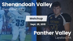 Matchup: Shenandoah Valley vs. Panther Valley  2018