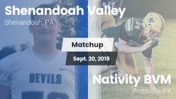 Matchup: Shenandoah Valley vs. Nativity BVM  2019