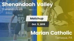 Matchup: Shenandoah Valley vs. Marian Catholic  2019