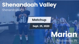 Matchup: Shenandoah Valley vs. Marian  2020
