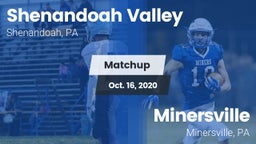 Matchup: Shenandoah Valley vs. Minersville  2020