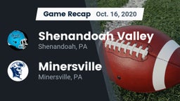 Recap: Shenandoah Valley  vs. Minersville  2020