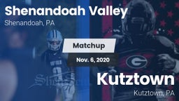 Matchup: Shenandoah Valley vs. Kutztown  2020
