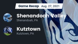 Recap: Shenandoah Valley  vs. Kutztown  2021