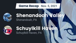 Recap: Shenandoah Valley  vs. Schuylkill Haven  2021